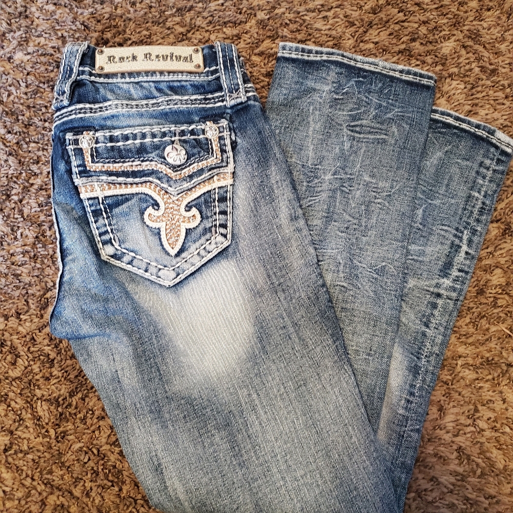 Womenw Rock Revival Capri 25